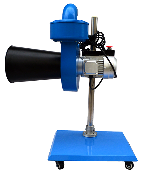 Установка TG-27076M для отвода выхлопных газов мобильная (для шланга 76 мм)