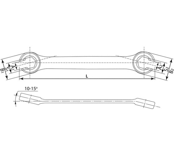 Ключ комбинированный Thorvik CW00027, 27 мм
