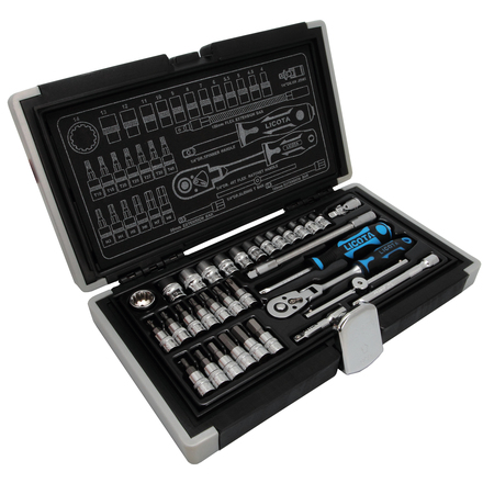 Licota ALK-0003P Набор торцевых головок 1/4" 33пр spline