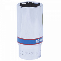 Головка торцевая глубокая шестигранная 3/8", 24 мм KING TONY 323524M