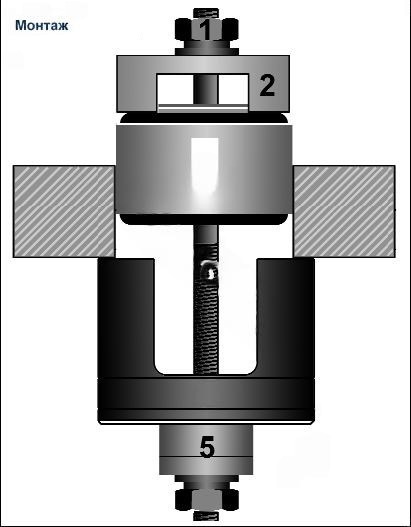 Съемник сайлентблоков Renault Car-Tool CT-4053