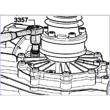 Licota ATF-5213 Головка для масляной пробки VW-Audi с трансмиссией ZF, М16x55 мм