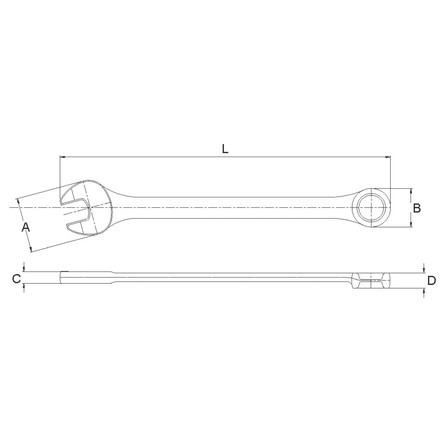Licota AWT-ERS19 Ключ комбинированный 19 мм