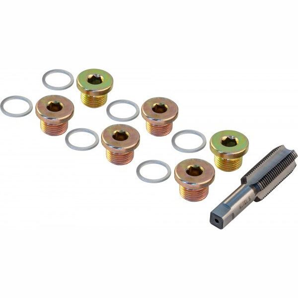 ODPRK1715 Набор для восстановления резьбы сливного отверстия поддона M17х1.5, 7 предметов