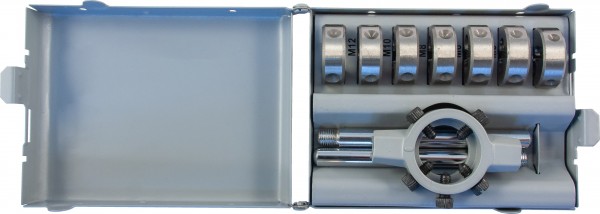 Набор плашек MDS8 D-COMBO круглых ручных М3-М12, HSS