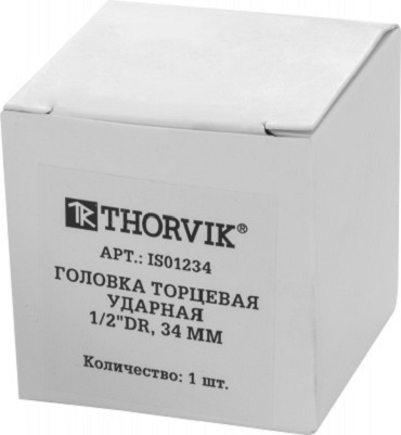 Головка торцевая ударная 1/2"DR, 34 мм Thorvik IS01234