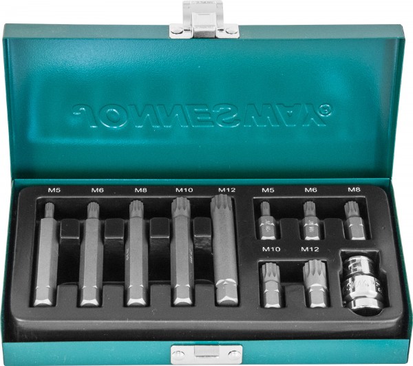 Набор вставок-бит JONNESWAY 10 мм. 11 предметов