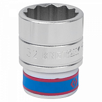 Головка торцевая стандартная двенадцатигранная 3/4", 32 мм KING TONY 633032M