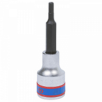 Насадка (бита) торцевая 1/2", HEX, 4 мм, L = 80 мм KING TONY 403504