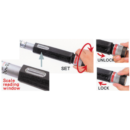 Licota AQW-N4200V Динамометрический ключ 1/2" 40-200Нм, шкала-микрометр