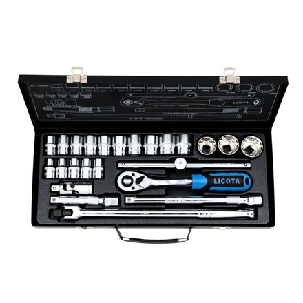 Licota ALT-5002WS Набор торцевых головок 1/2", 12гр., 5/16 - 1-1/4", 24пр.