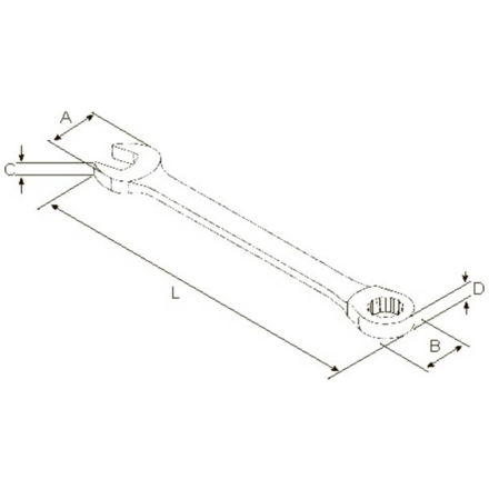 GARWIN PRO 602105-16 Ключ комбинированный трещоточный 16 мм