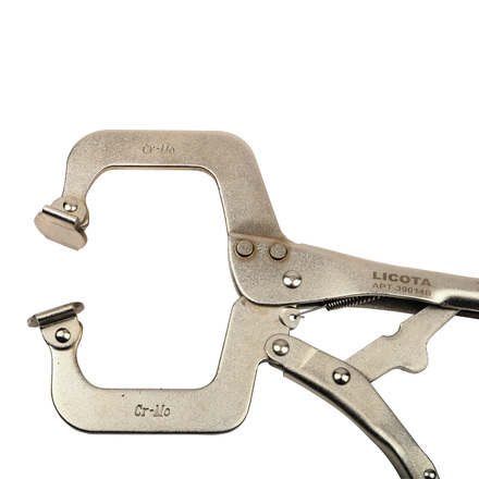 Licota APT-39014B Ручные тиски струбцина С-образные с шарнирными губками 275 мм
