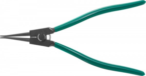 Щипцы прямые для стопорных колец jonnesway P18012C удлиненные с ПВХ рукоятками, разжим, 85-165 мм, 3.5-4.0 мм, 310 мм