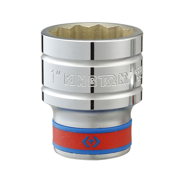 Набор торцевых головок с принадлежностями 1/2", двенадцатигранные, 3/8-1&1/4", 24 предмета KING TONY 4033SR