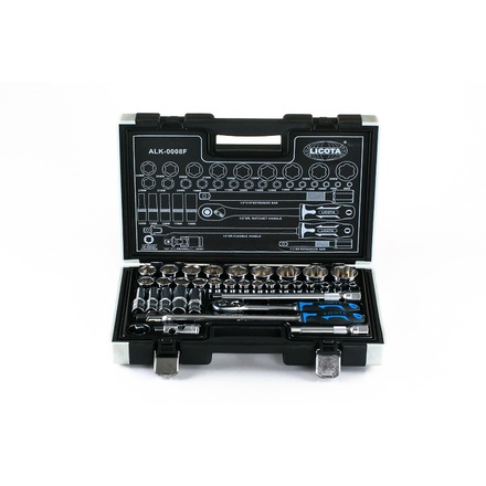Licota ALK-0008F Набор торцевых головок 1/2" 6 гр. 35 пр. 8-36 мм