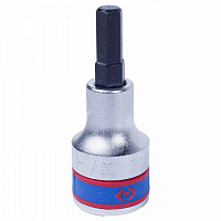Насадка (бита) торцевая 1/2", HEX, 7 мм, L = 60 мм KING TONY 402507