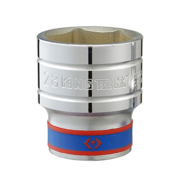 Набор торцевых головок с принадлежностями 1/2", шестигранные, 8-27 мм, 15 предметов KING TONY 4501MR