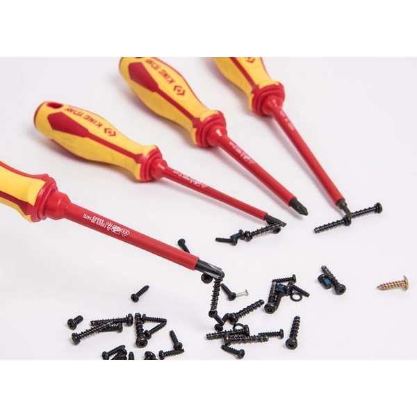 Набор отверток KING TONY 30606MR, диэлектрические, 6 предметов