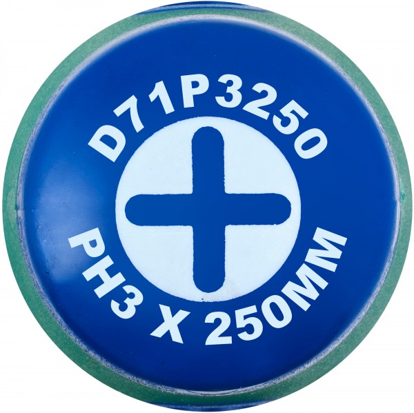 D71P3250 Отвертка стержневая крестовая ANTI-SLIP GRIP, PH3x250 мм