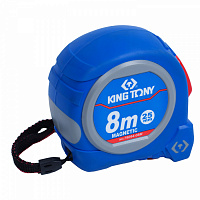 Рулетка измерительная KING TONY 79094-08M, 8 м, магнитный крюк