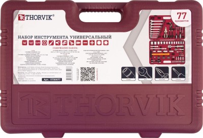 Набор инструмента универсальный Thorvik UTS0077/12
