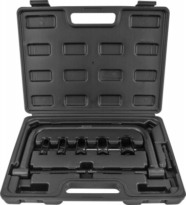 Рассухариватель клапанов струбцинный в наборе с насадками Thorvik AVSCS2, 16-30 мм, 8 предметов