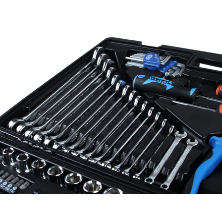 Licota ALK-8009F Набор инструментов 1/4" и 1/2" 6 гр. 143 предмета