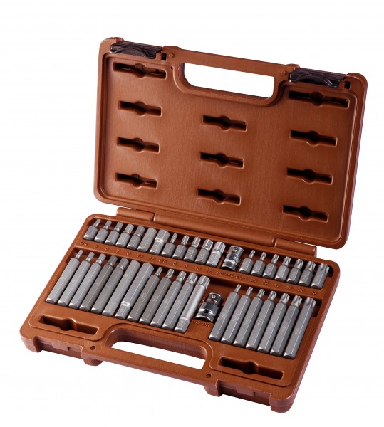 Набор вставок-бит и адаптеров Ombra 953240 (3/8"; 1/2") 40 предметов