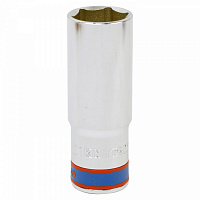 Головка торцевая глубокая шестигранная 1/2", 21 мм KING TONY 423521M