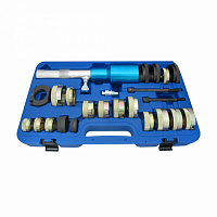 Набор оправок для монтажа и демонтажа сайлентблоков MB, гидравлический, кейс, 24 предмета МАСТАК 110-22024C