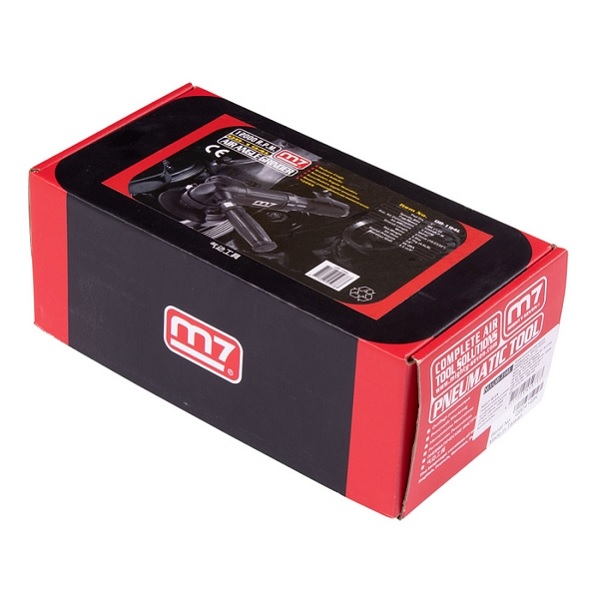 Пневматическая угловая шлифовальная машина (УШМ) MIGHTY SEVEN QB-194L, 100 мм, 12000 об/мин