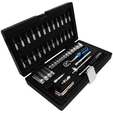 Licota ALK-8003F Набор торцевых головок 1/4" 6гр. 54пр.