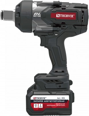 Гайковерт ударный аккумуляторный бесщёточный 1"DR 21В 2400 Нм Thorvik BBIW012400