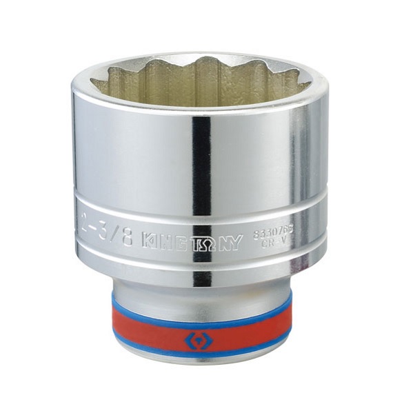 Набор торцевых головок с принадлежностями 1", двенадцатигранные, 1&7/16"-3&1/8", 14 предметов KING TONY 8015SR