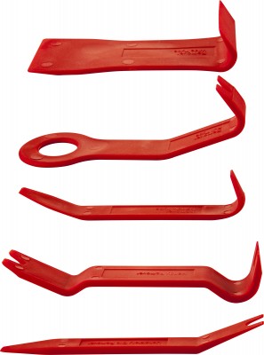 Набор приспособлений для демонтажа декоративных панелей салона автомобиля Thorvik AURTS5, 5 предметов