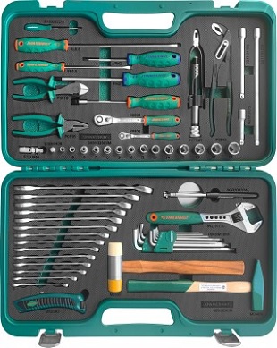 Набор инструмента специализированный метрический, 59 предметов Jonnesway S05H3259SM