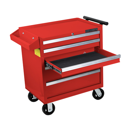 Licota AWX-2602R-R Тележка инструментальная, 5 полок, красная