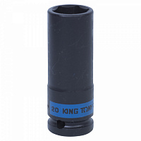 Головка торцевая ударная глубокая шестигранная 1/2", 20 мм KING TONY 443520M