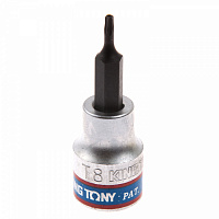 Насадка (бита) торцевая 3/8" TORX, T8, L = 50 мм, с отверстием KING TONY 302708