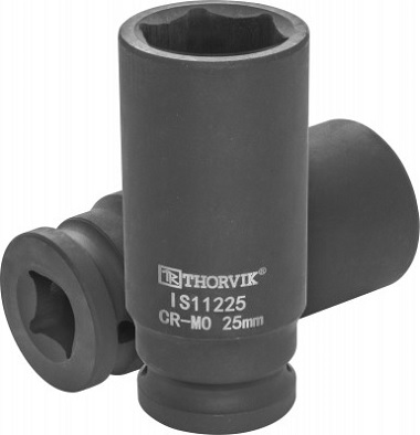 Головка торцевая ударная глубокая 1/2"DR, 25 мм Thorvik IS11225