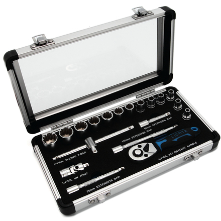 Licota ALM-3001 Набор головок 1/4" 19 пр spline