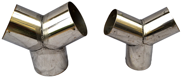 Переходник Y-образный TG-N102W для разветвления шланга диаметром 102 мм