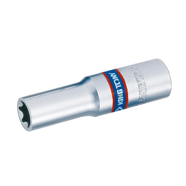 Набор глубоких торцевых головок 3/8", TORX Е-стандарт, E4-E14, 6 предметов KING TONY 3116PR