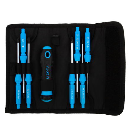 Licota ASD-CHS101K Набор отвертка со сменными вставками 7 в 1
