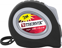 Рулетка с магнитным захватом и автостопом SMT316AM , в обрезиненном корпусе, 3 м