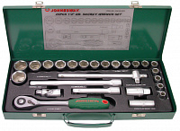 Набор головок торцевых S04H4125S, 1/2"DR, 10-32 мм, 25 предметов