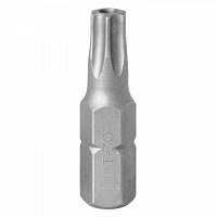 Вставка (бита) торцевая 1/4"TORX, T30, L = 25, с отверстием KING TONY 102530U
