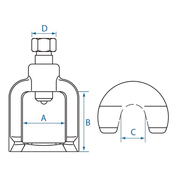 Съемник шаровых опор KING TONY, зев 18-46 мм