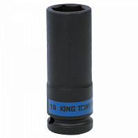Головка торцевая ударная глубокая шестигранная 1/2", 19 мм KING TONY 443519M